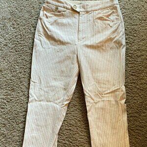 𝅺the Essential‎ Collection By Anthropologie Women's Cream and Red Striped …